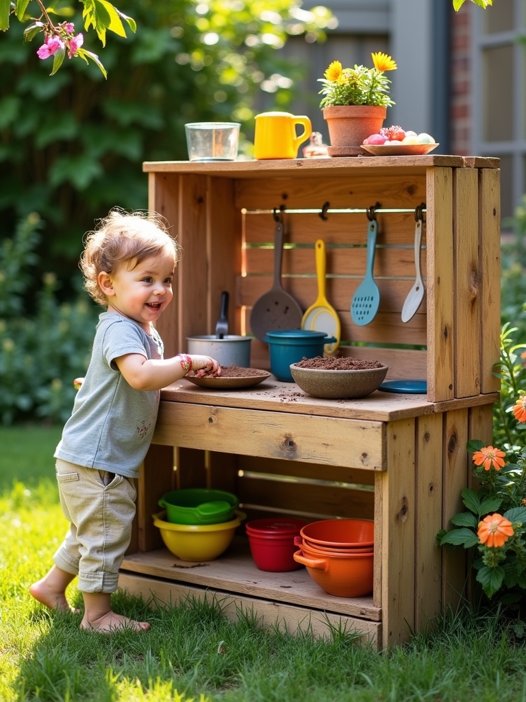 creative wooden crate kitchen