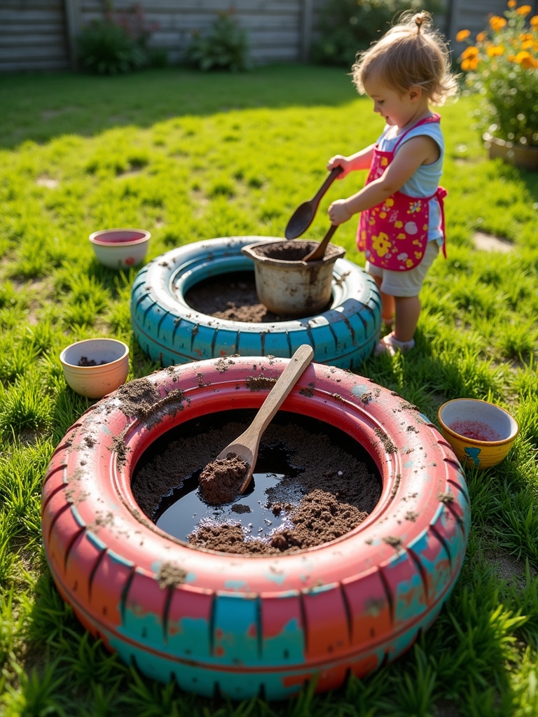 eco friendly tire play kitchen