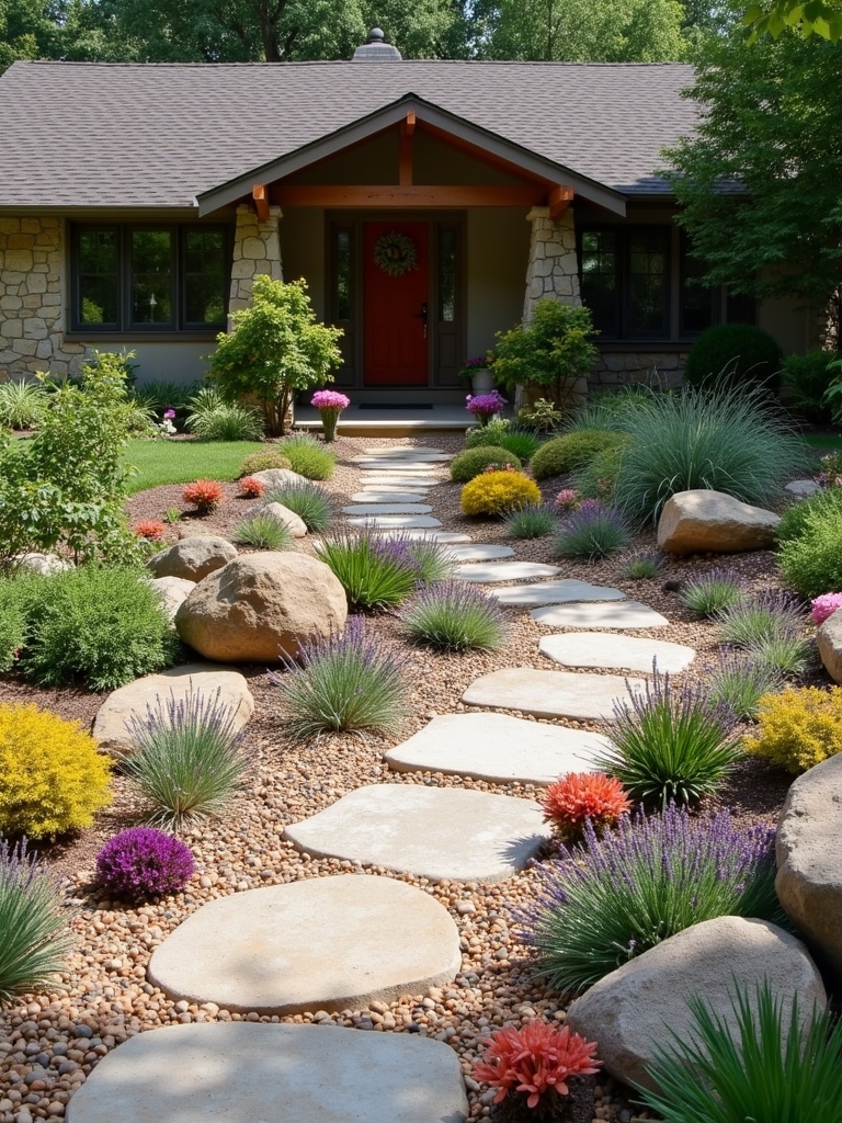 effortless rock garden design