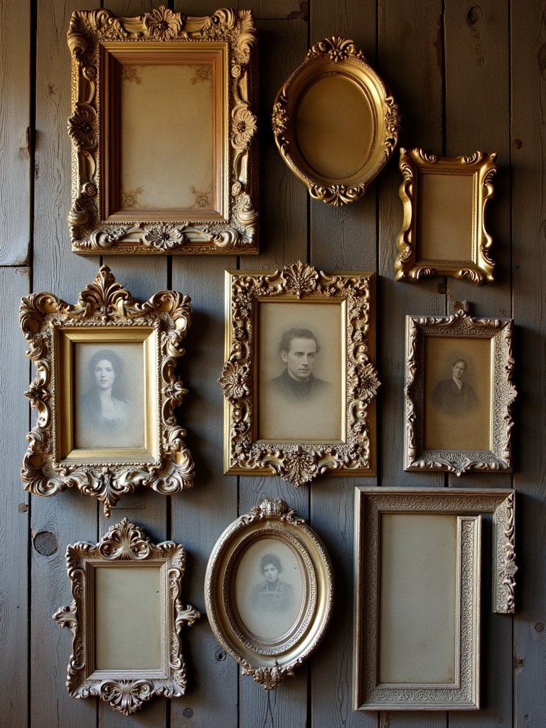 elegant vintage picture frames