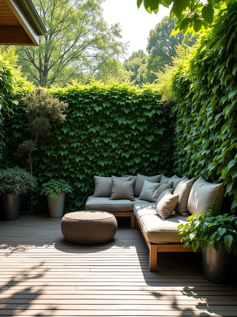 enhance privacy with greenery
