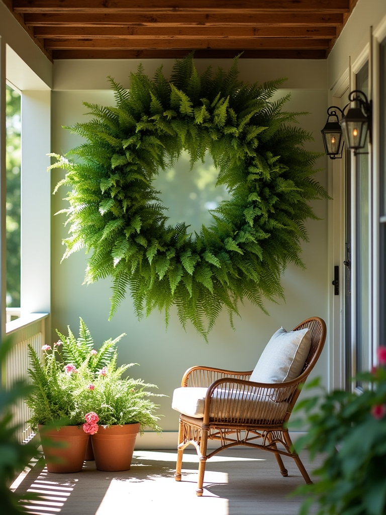 ferns for unique wreaths