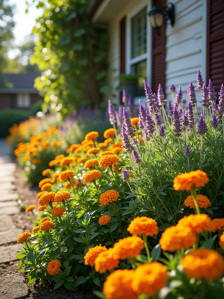 fragrant herbs and flowers