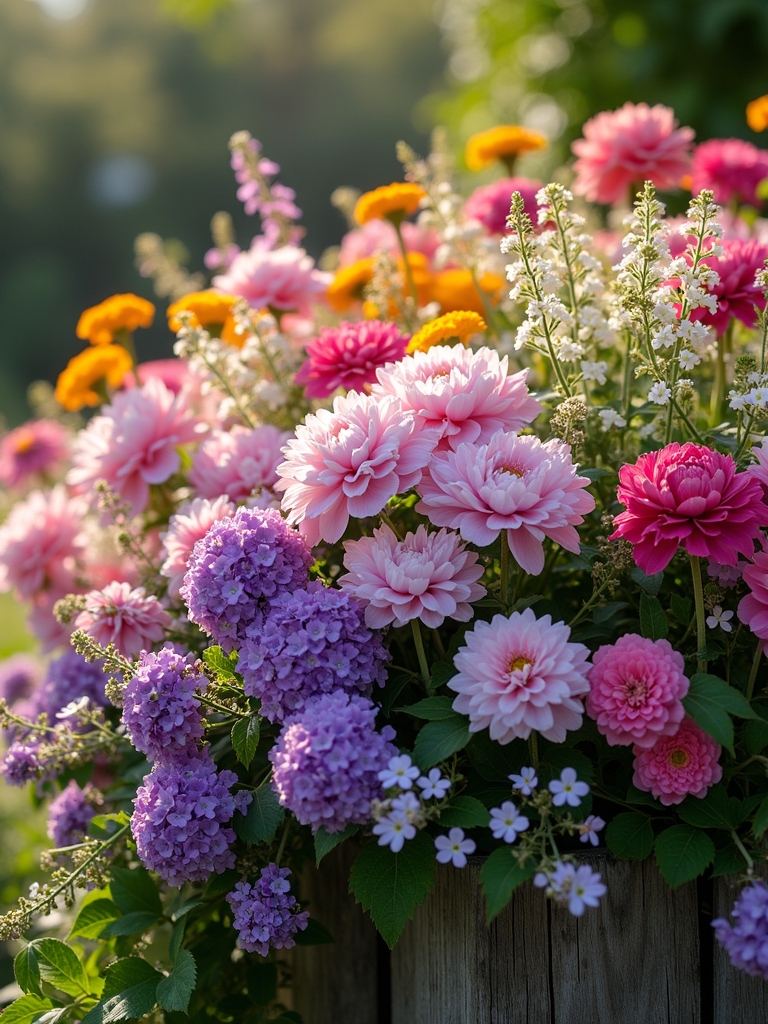 fragrant oasis with flowers