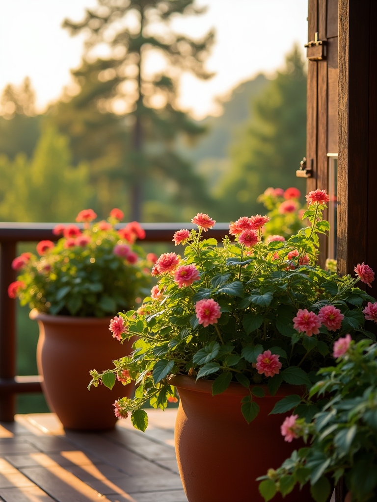 garden on the deck