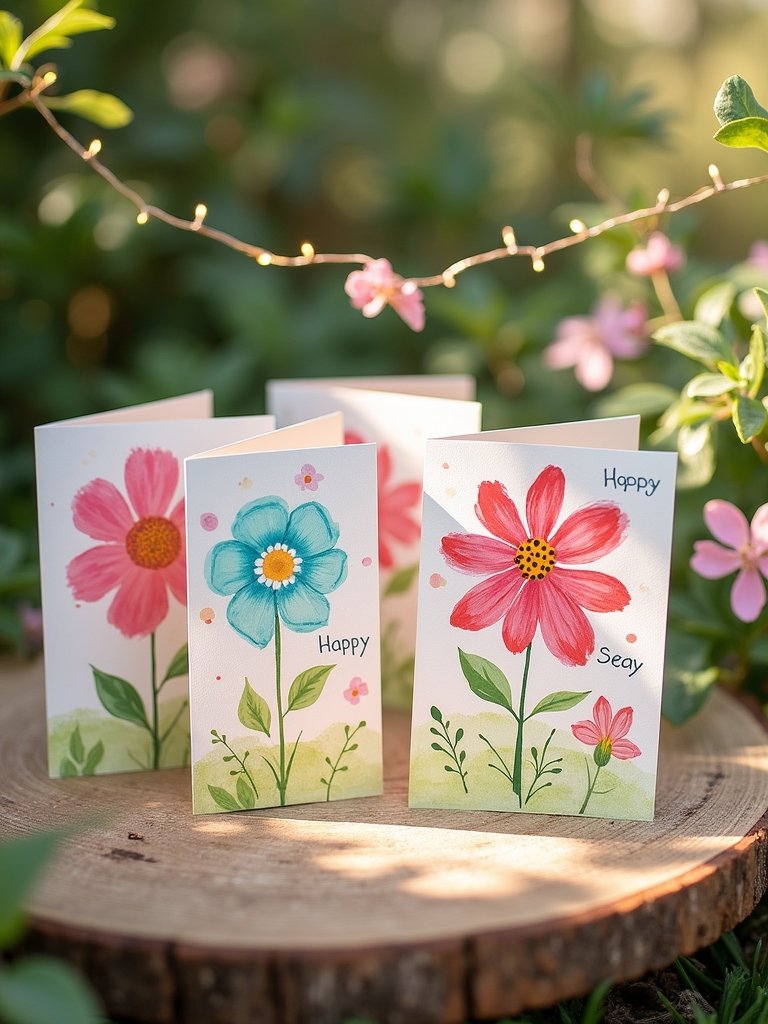 happy spring banner card