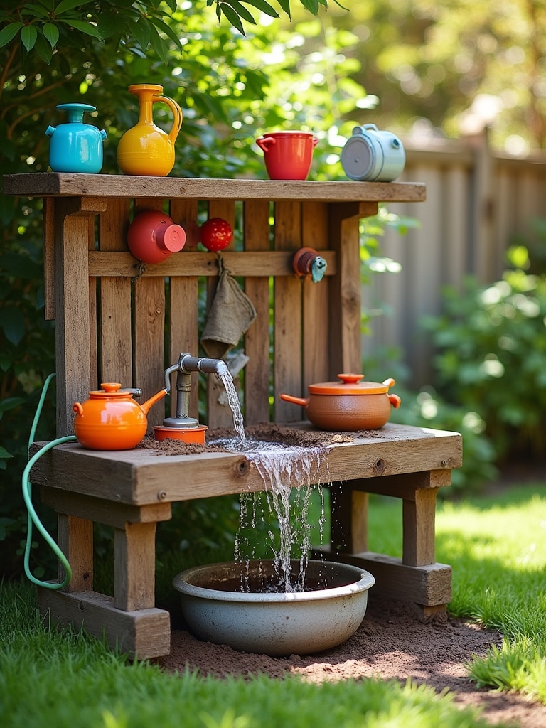 interactive garden hose feature