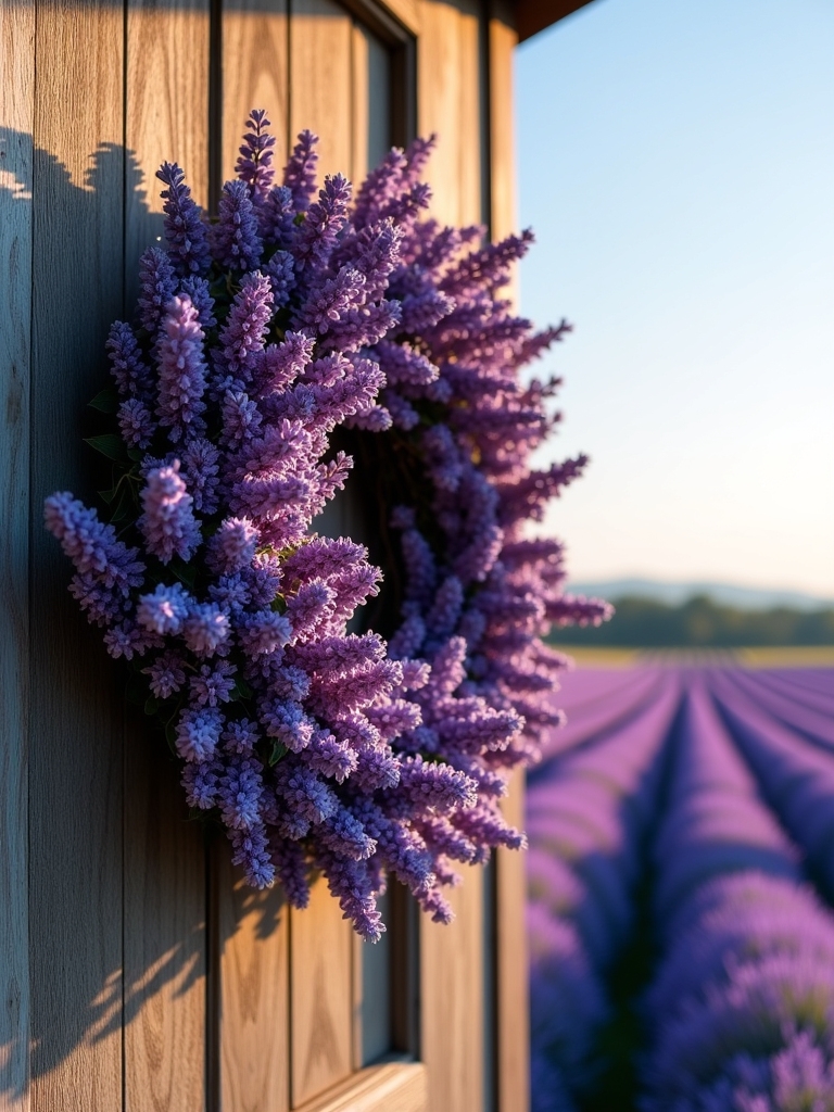 lavender summer wreath benefits