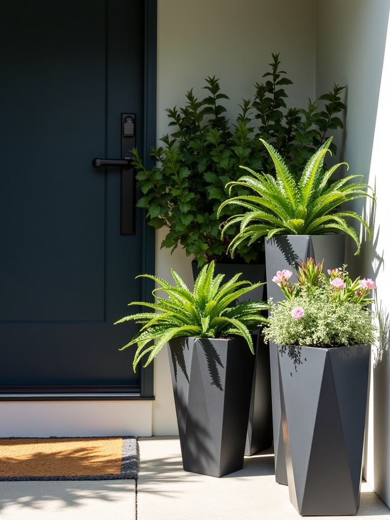 modern geometric planter styles