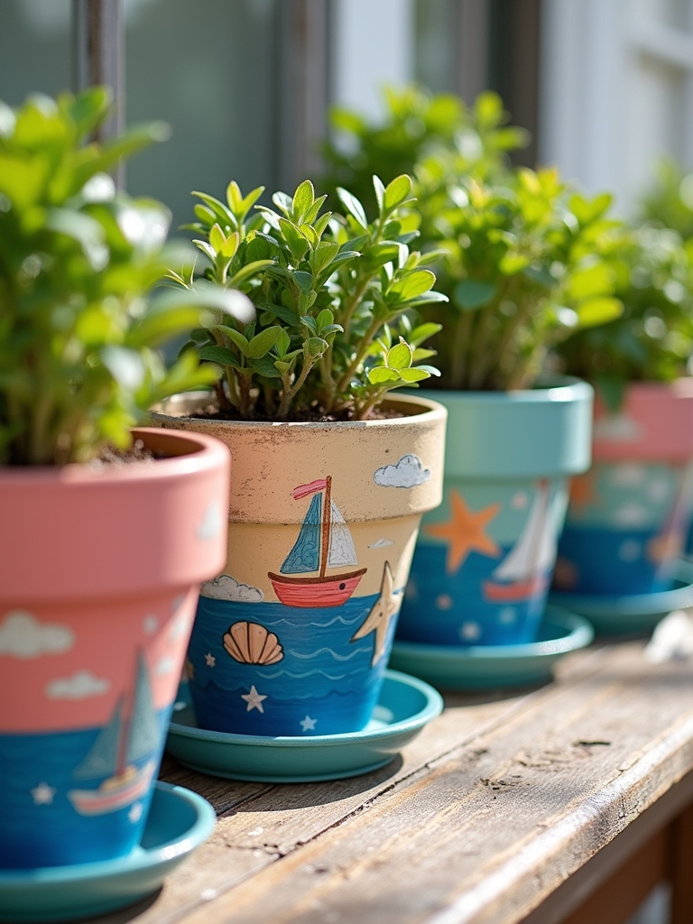 nautical flower pot designs