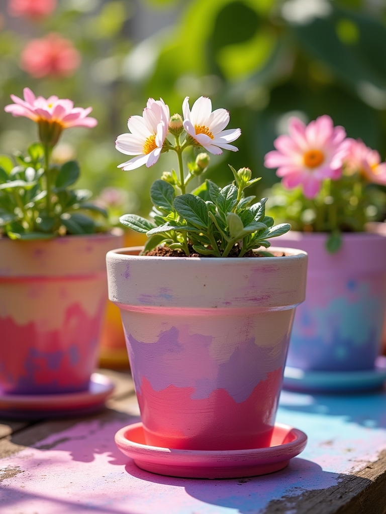 ombre blending for flower pots