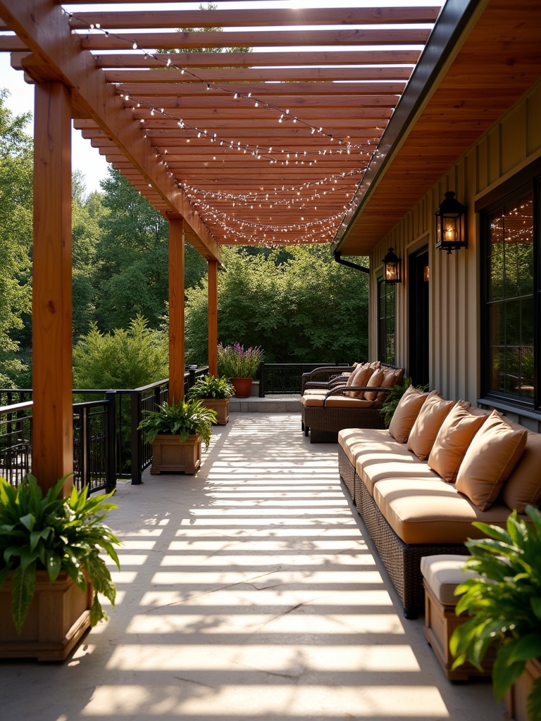 pergola installation for shade