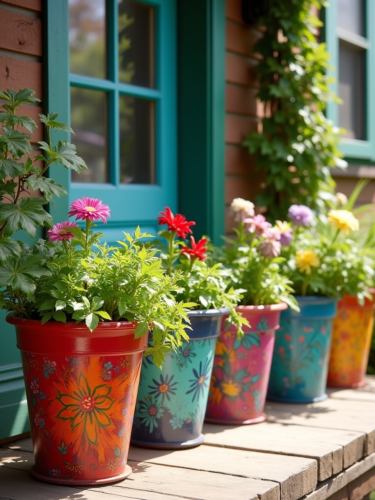 personalized diy painted planters