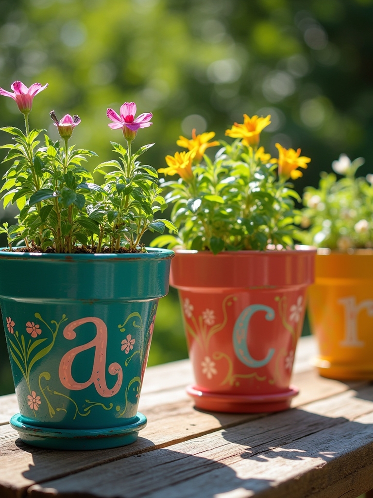 personalized gardening pot designs