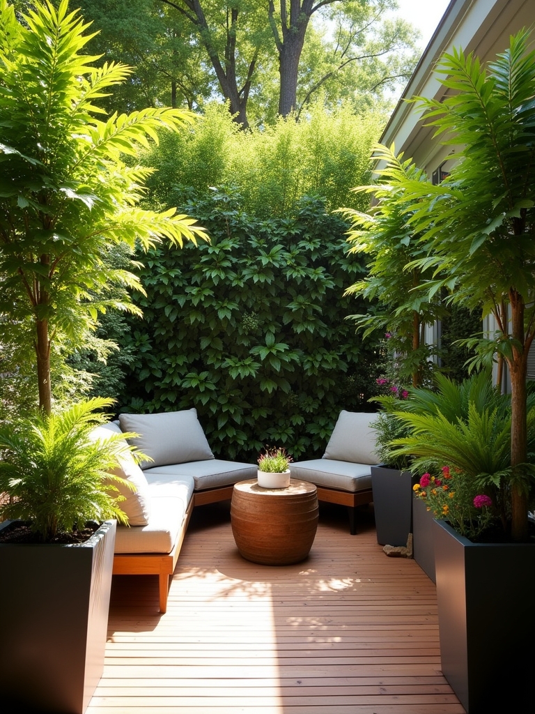 planters for deck privacy