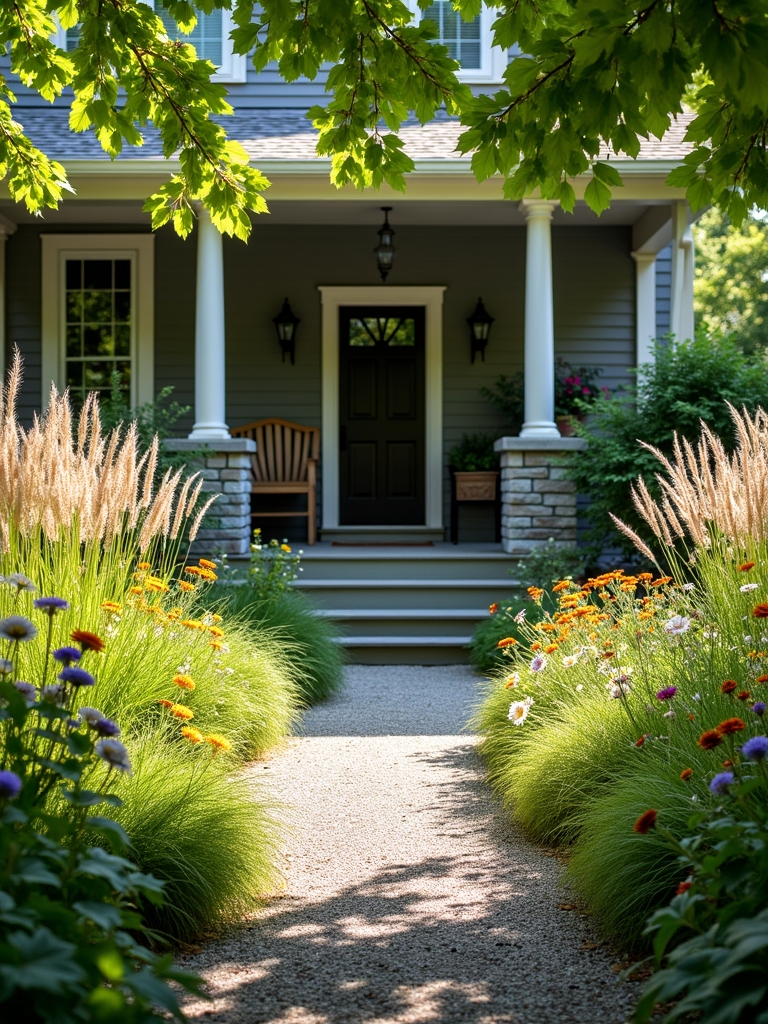 pollinator friendly front yard design