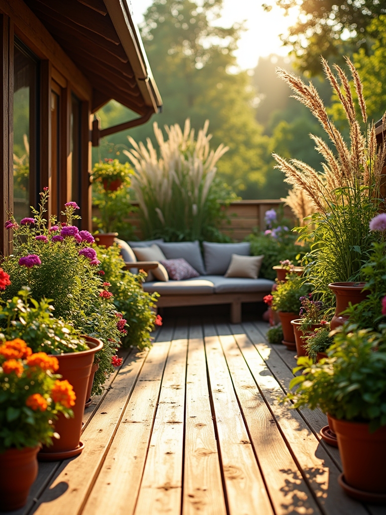 potted plants enhance outdoor spaces
