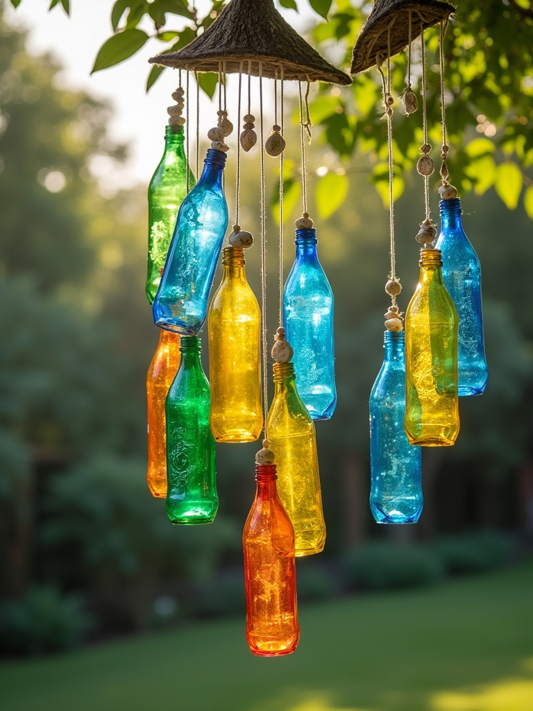 recycled wind chime creations
