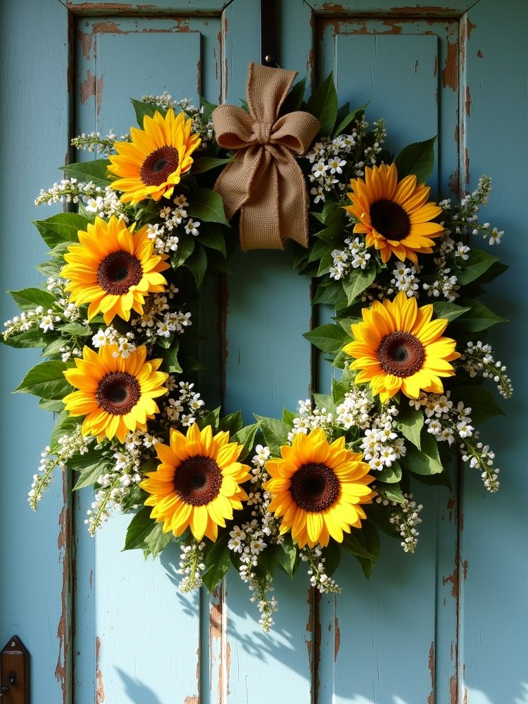 rustic farmhouse floral charm