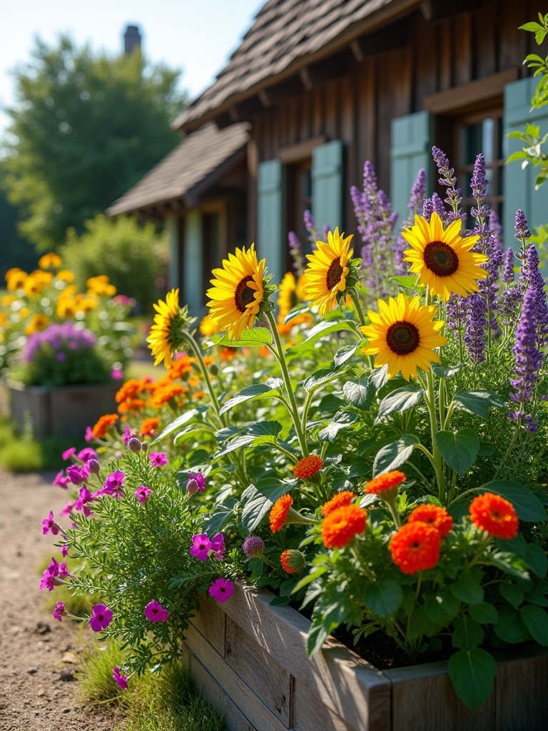 rustic garden decor elements
