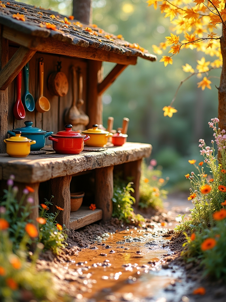 seasonal mud kitchen themes
