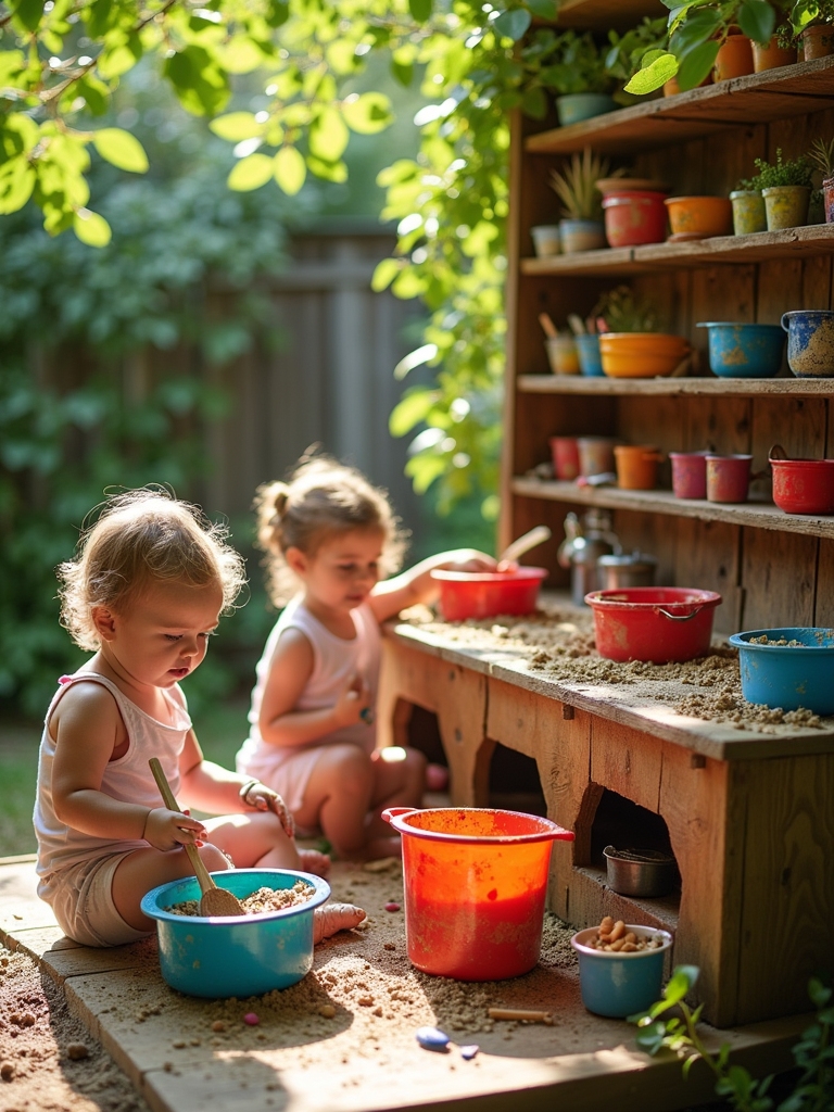 sensory play in nature