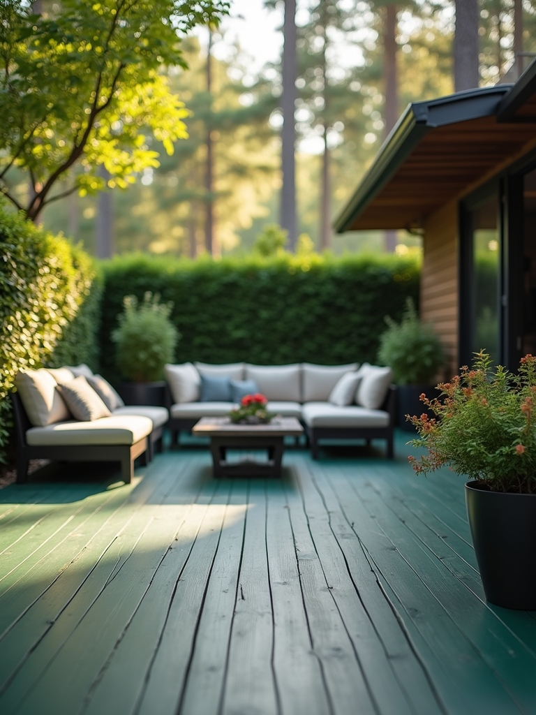 serene natural backyard vibe
