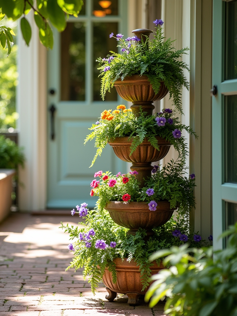 stylish multi tiered planter stands