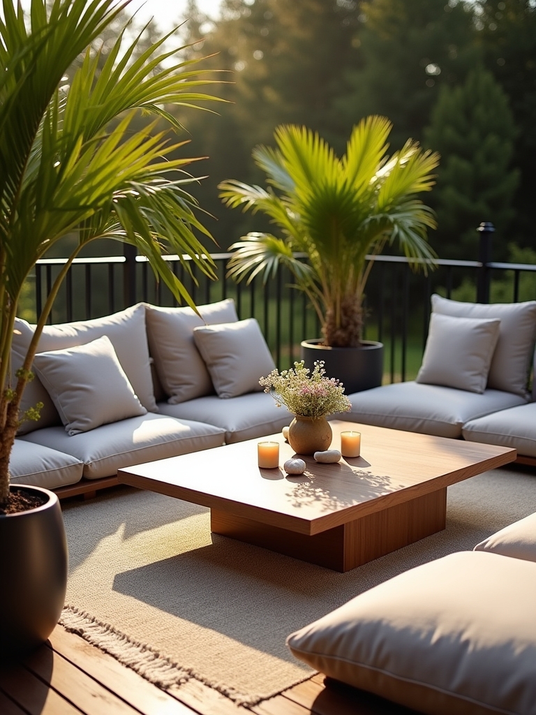 stylish outdoor coffee table