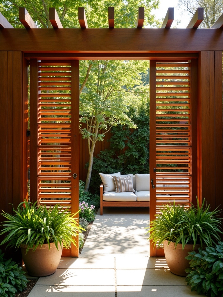 stylish outdoor privacy solution