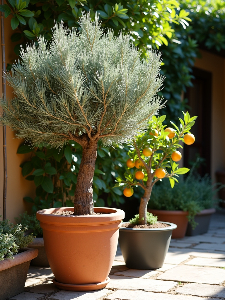 types of potted trees
