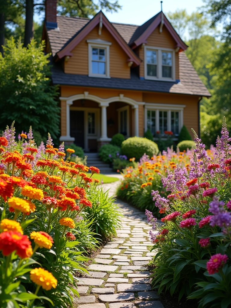 vibrant perennial flower combinations