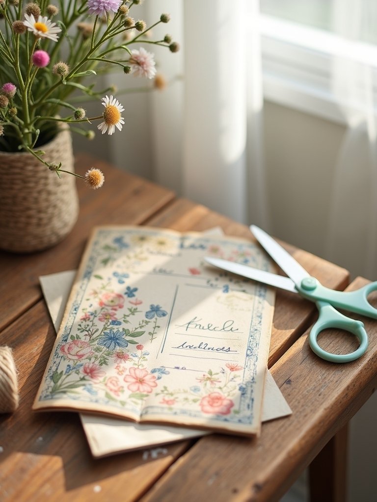 vintage postcard creative project