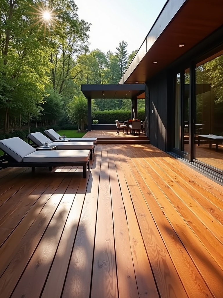 warm earthy backyard aesthetics