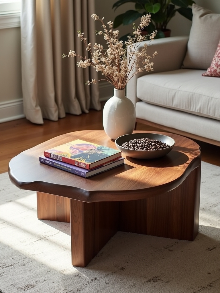 artistic asymmetrical coffee tables