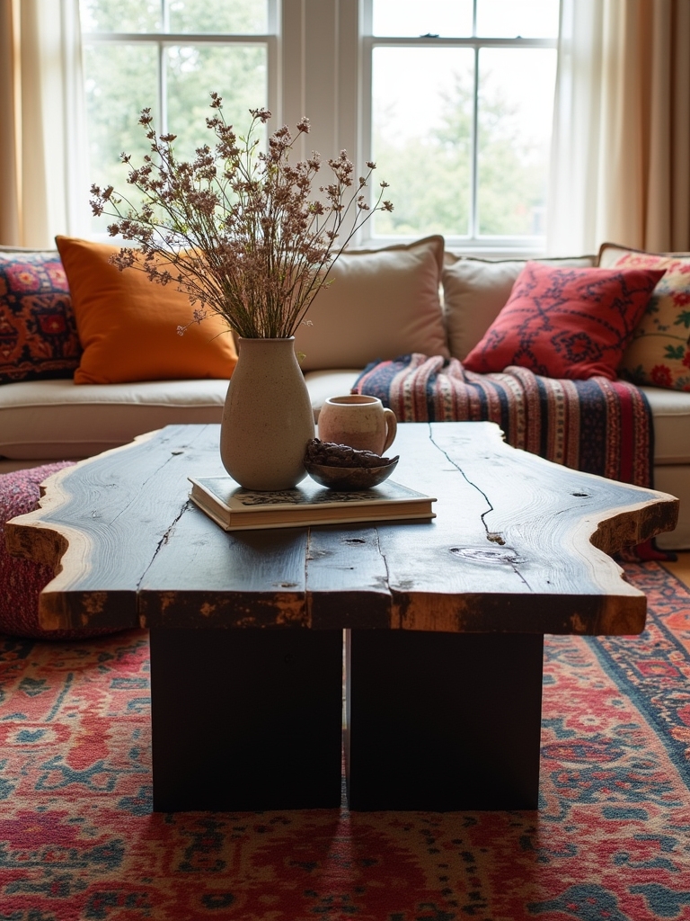 bohemian black coffee tables