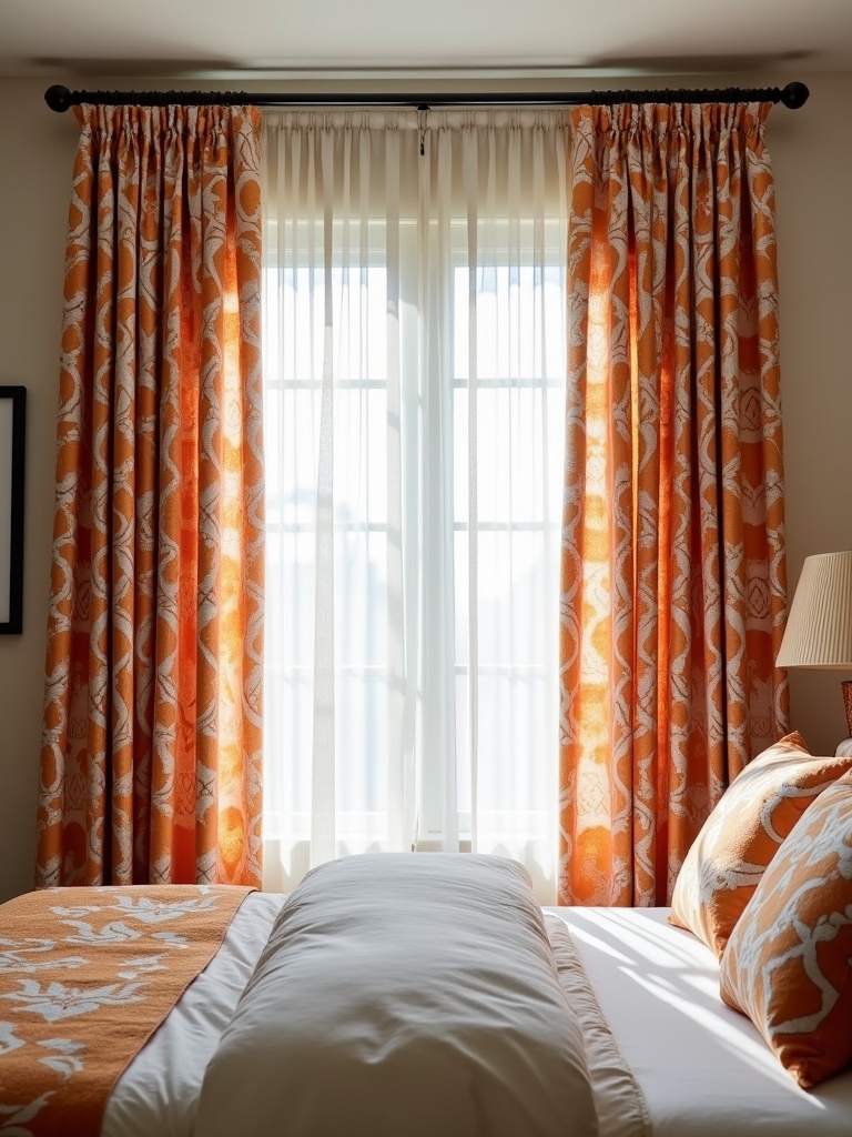 bold patterned curtain styles