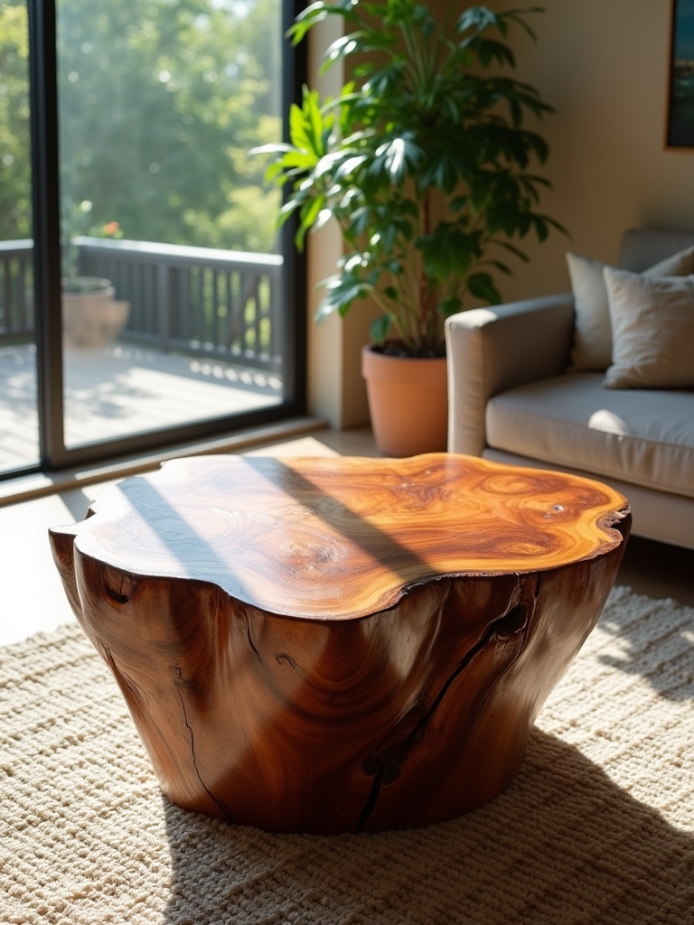 bold unique cherry coffee table