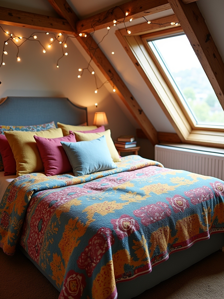 bright textiles for warmth