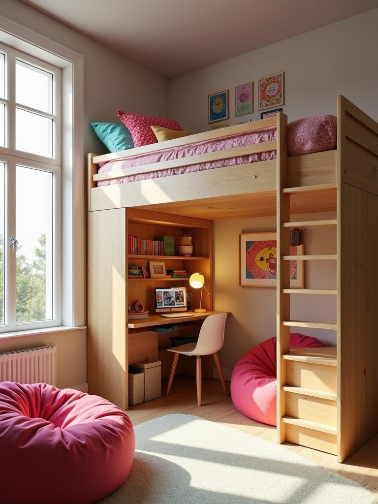 bunk loft beds maximize space