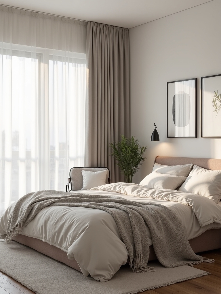 calm nordic bedroom sanctuary
