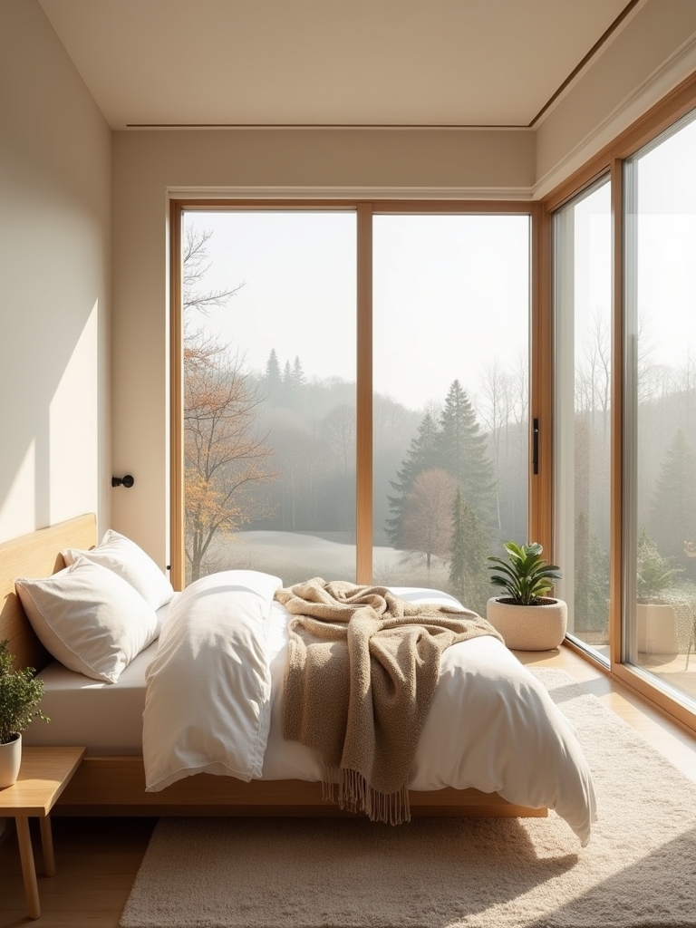 calming minimalist bedroom sanctuary