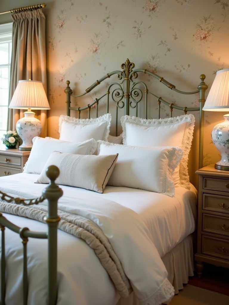 charming vintage iron bedframes