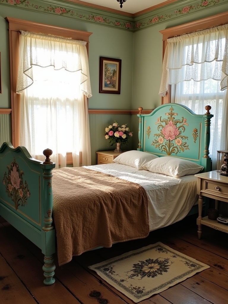 colorful unique bedroom focal points