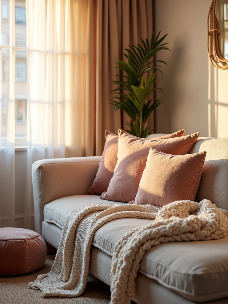 comfortable cozy cushion combinations