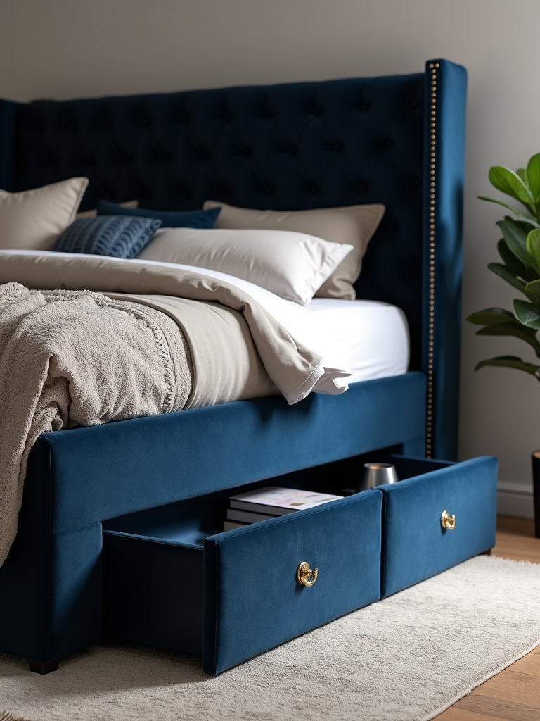 comfortable storage bed solution