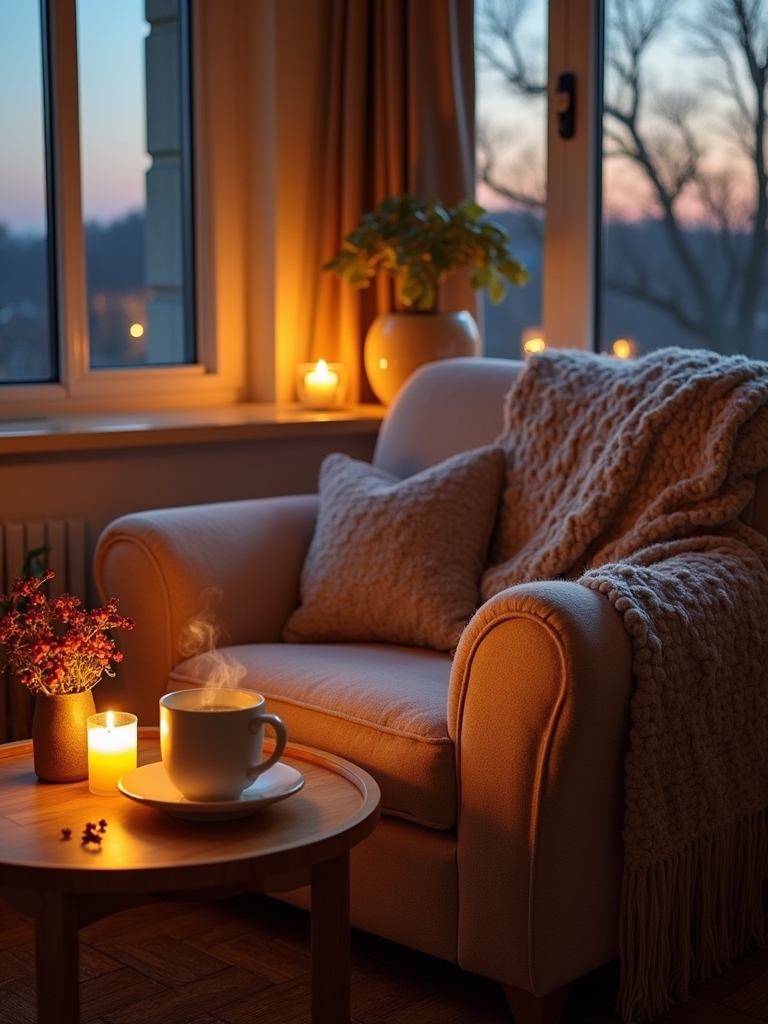 cozy and innovative seating