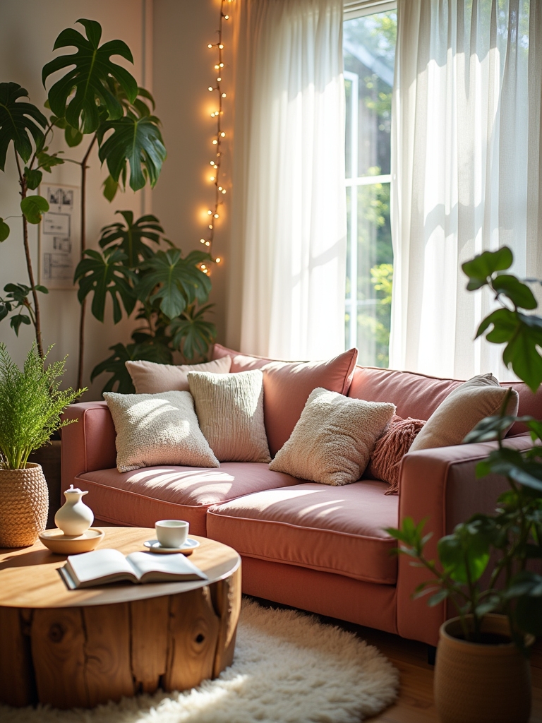 cozy conversational seating arrangement