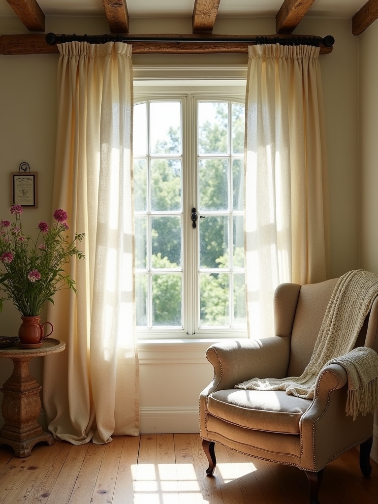 cozy cottage window decor