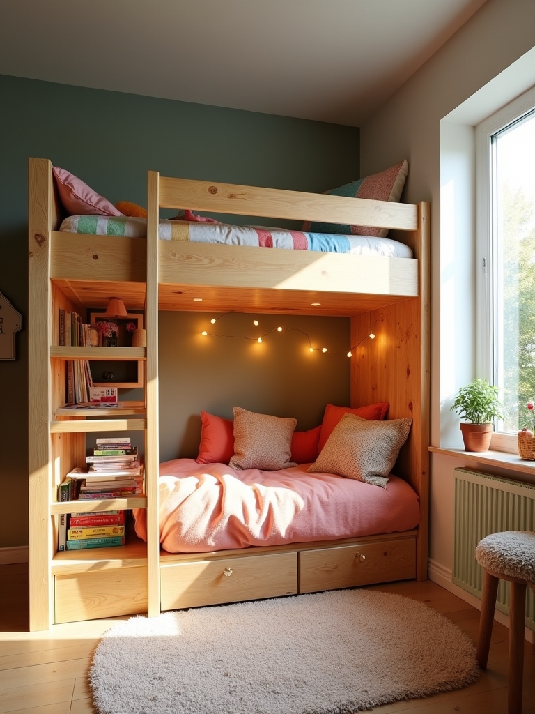 cozy multifunctional kids space
